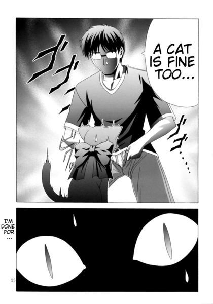 From Today's Meme Archives: "A cat is fine too..." (est. 2006). See comments for details.