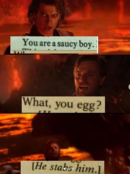 Saucy boy.