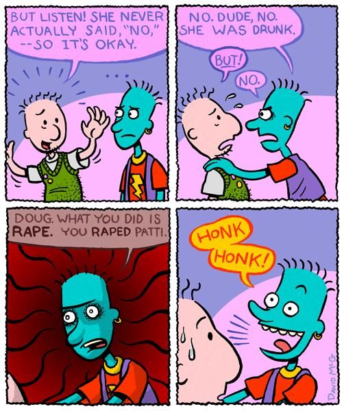 From Today's Meme Archives: "Honk Honk" / "Doug comic" (est. 2005). As always, see comments.