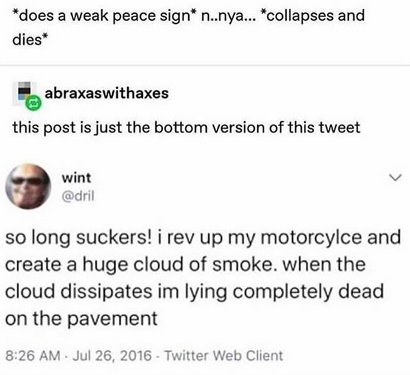Maybe If I post this I'll stop seeing it.