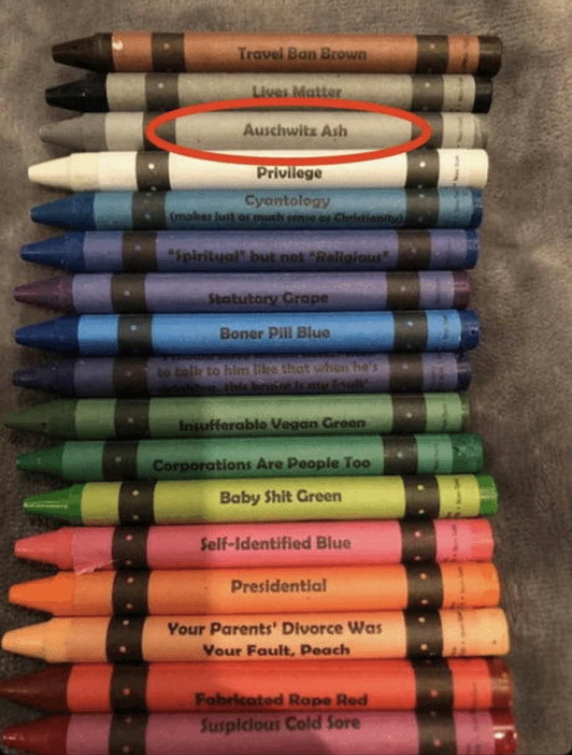 Interesting crayon set