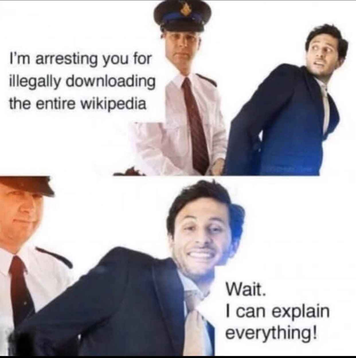 Wait officer.