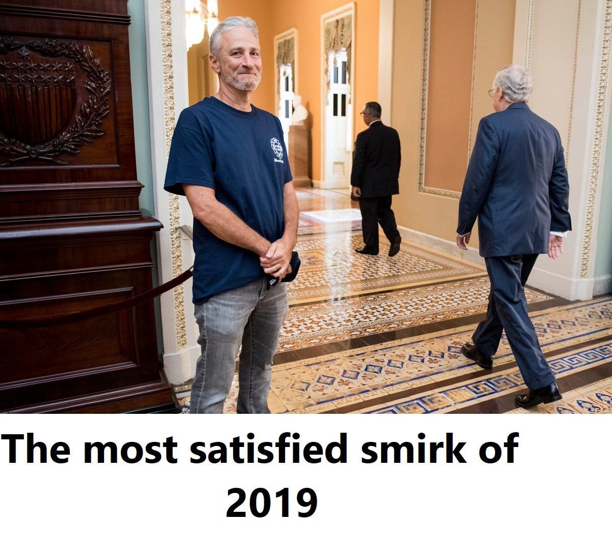 The most satisfied smirk of 2019