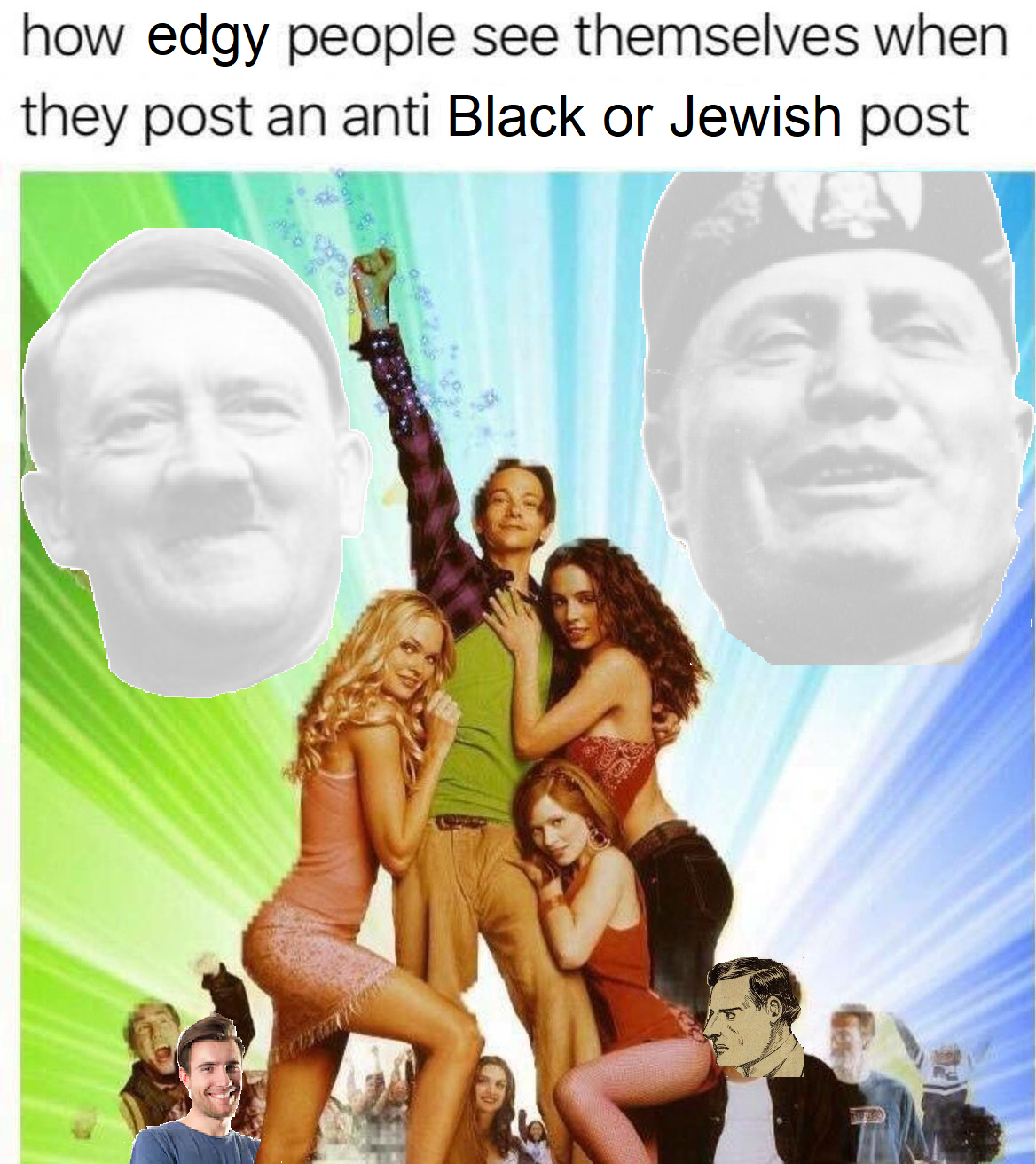 If you downvote this meme you're a Jew \°>