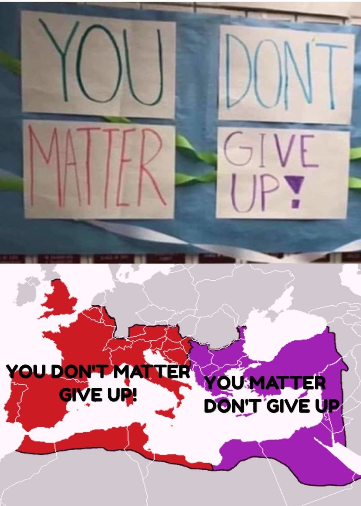Fascist Italy: "Give up! You don't matter"