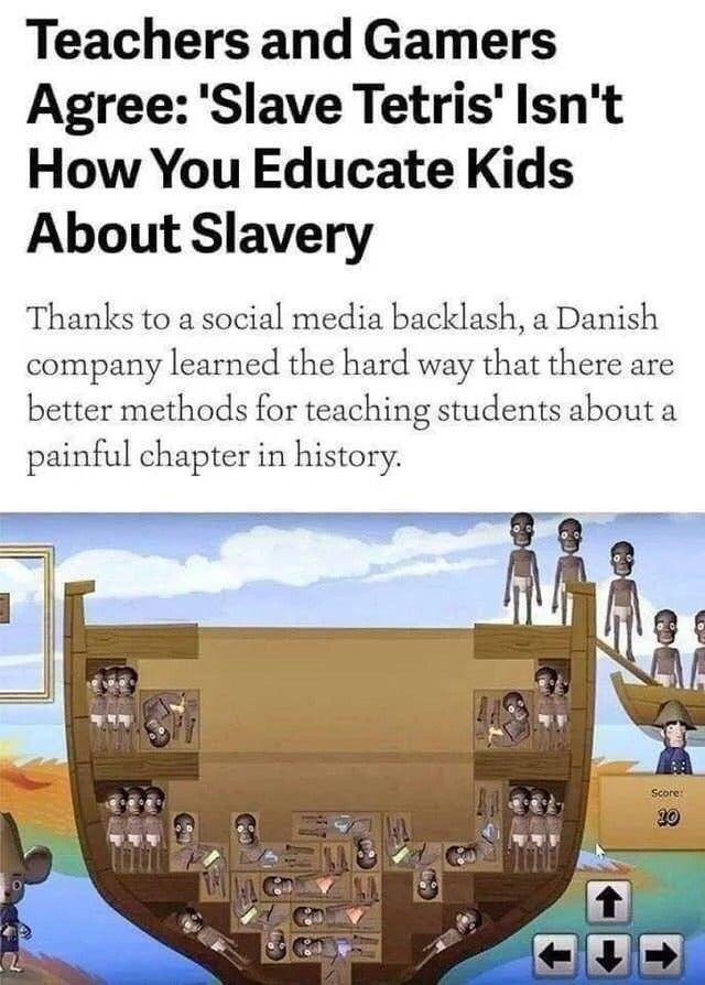 But it's historically accurate