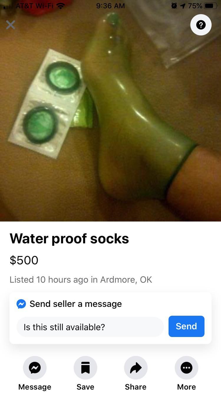 Waterproof “socks”