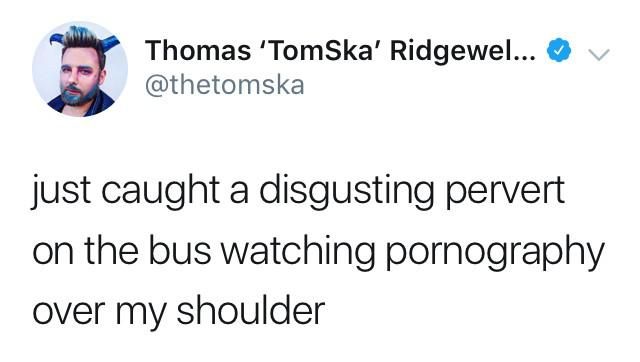 Pervert on the bus