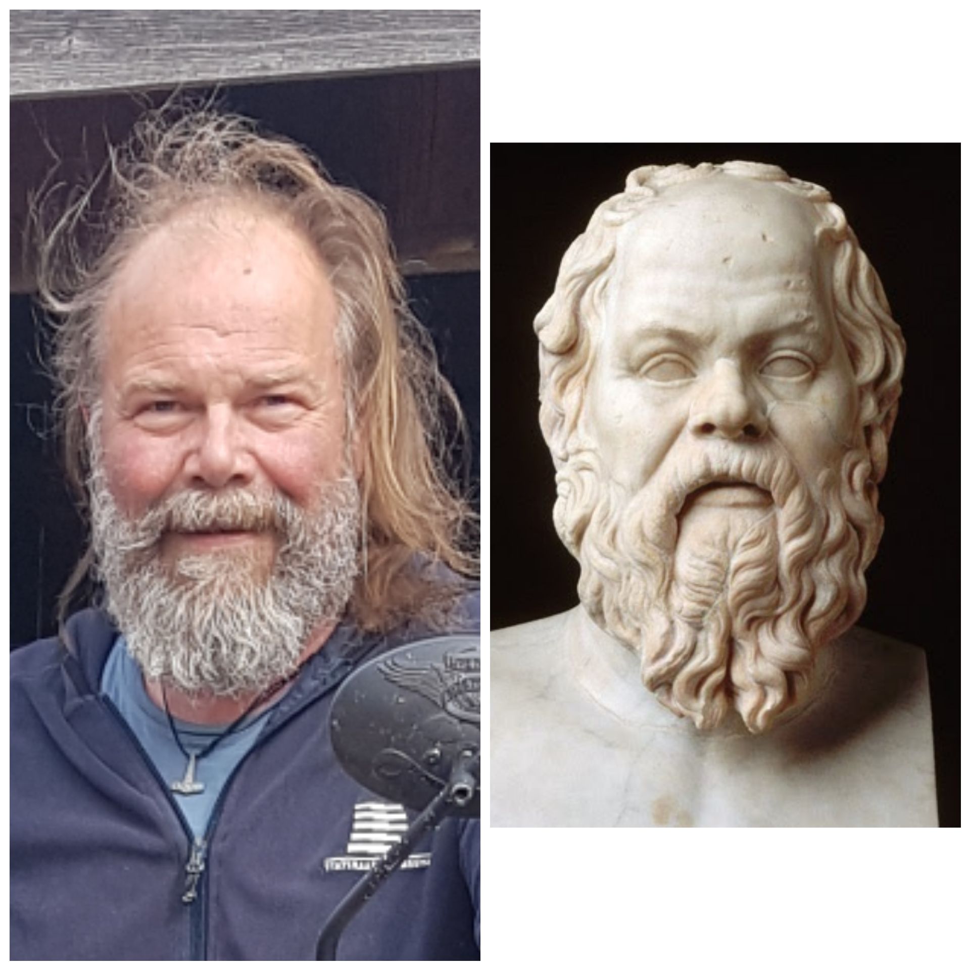 I just realised my dad looks like Sokrates