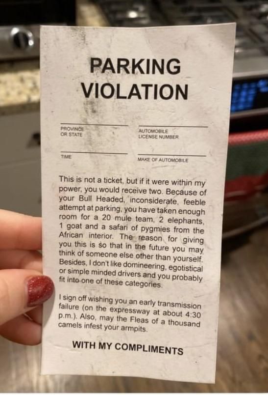 Parking violation