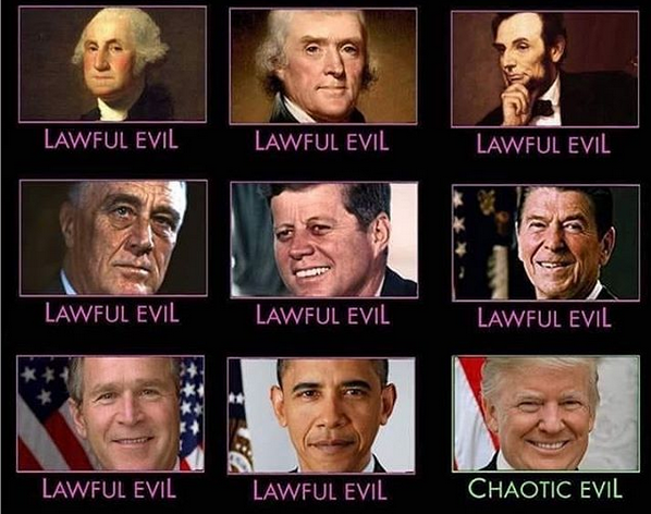 They're all evil.