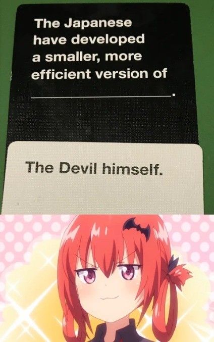 a perfect and kawaii version of the devil himself