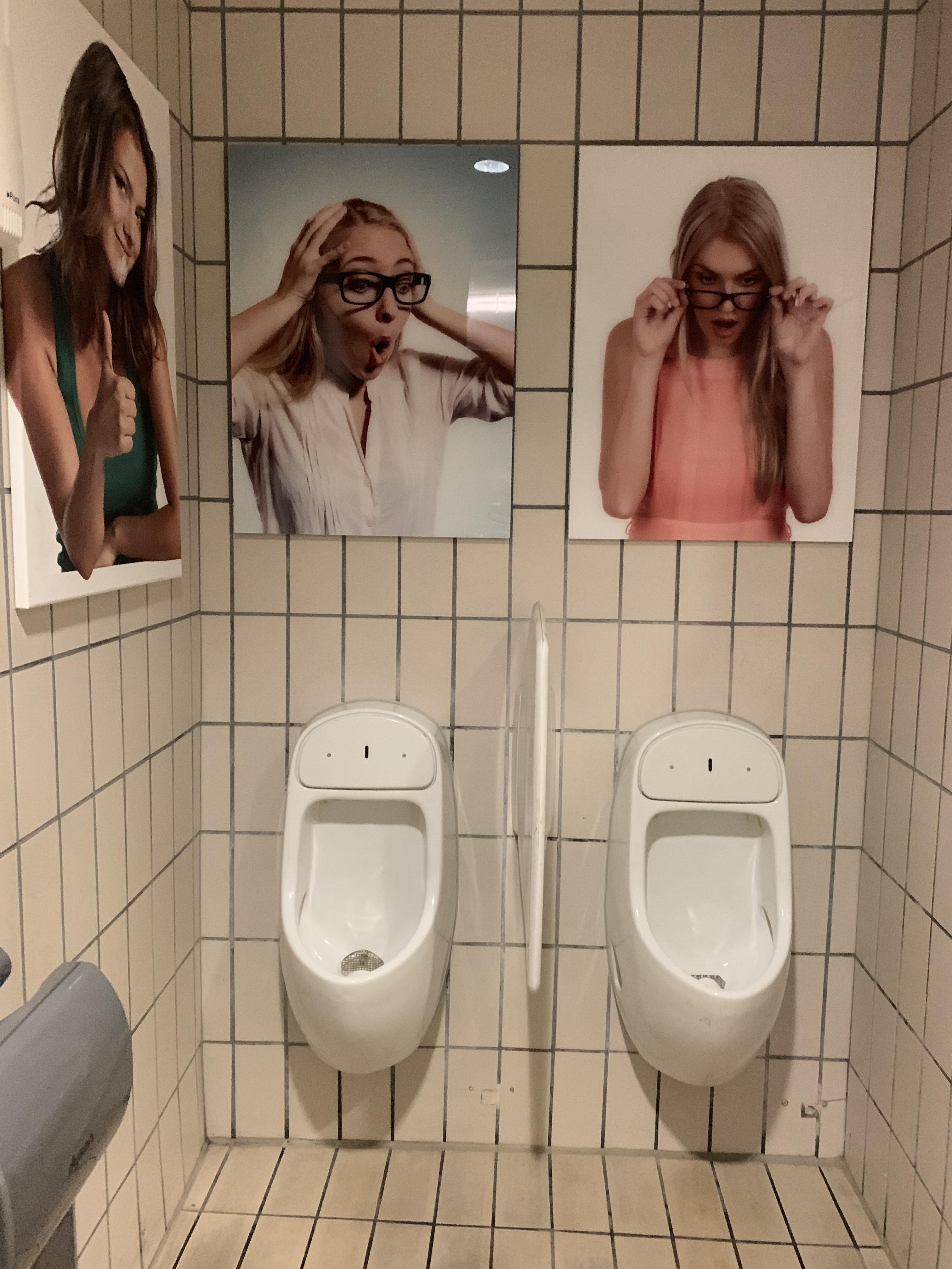 Bathroom in Swiss gas station I stopped at