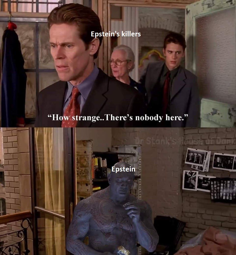 Plot twist: Epstein escaped