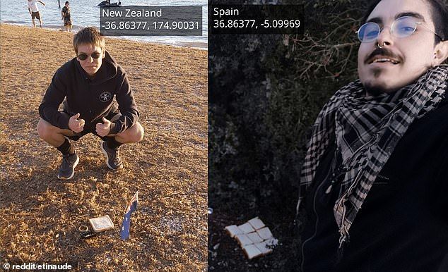 Two guys just made an "earth sandwich" on opposite sides of the Earth - hold the mayo, please