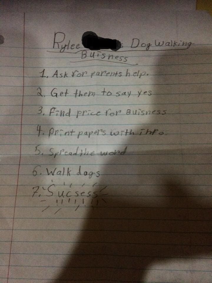 Found in my 9 y.o.'s backpack. Solid business model