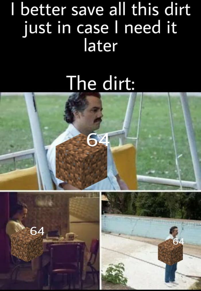 Chests full of dirt