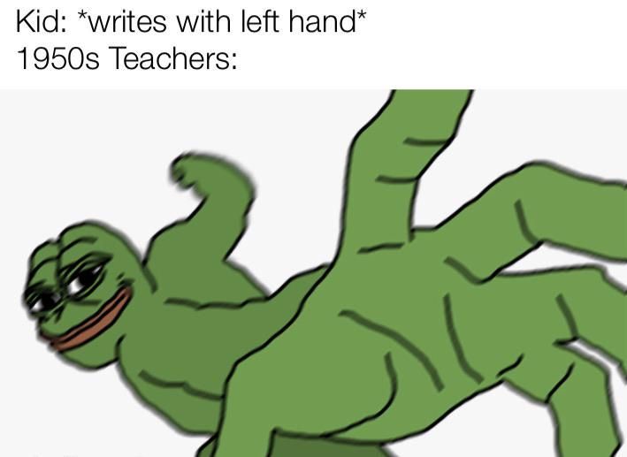 lefties are the devil's work!