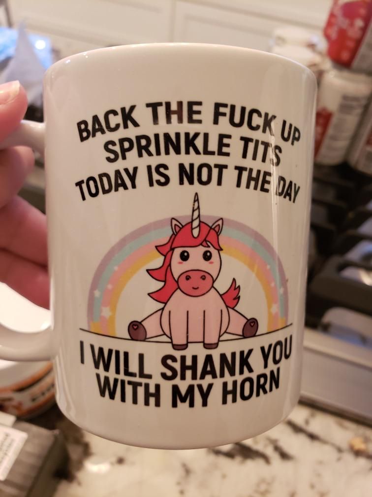Sprinkle Tits - a cup my friend received anonymously in the mail