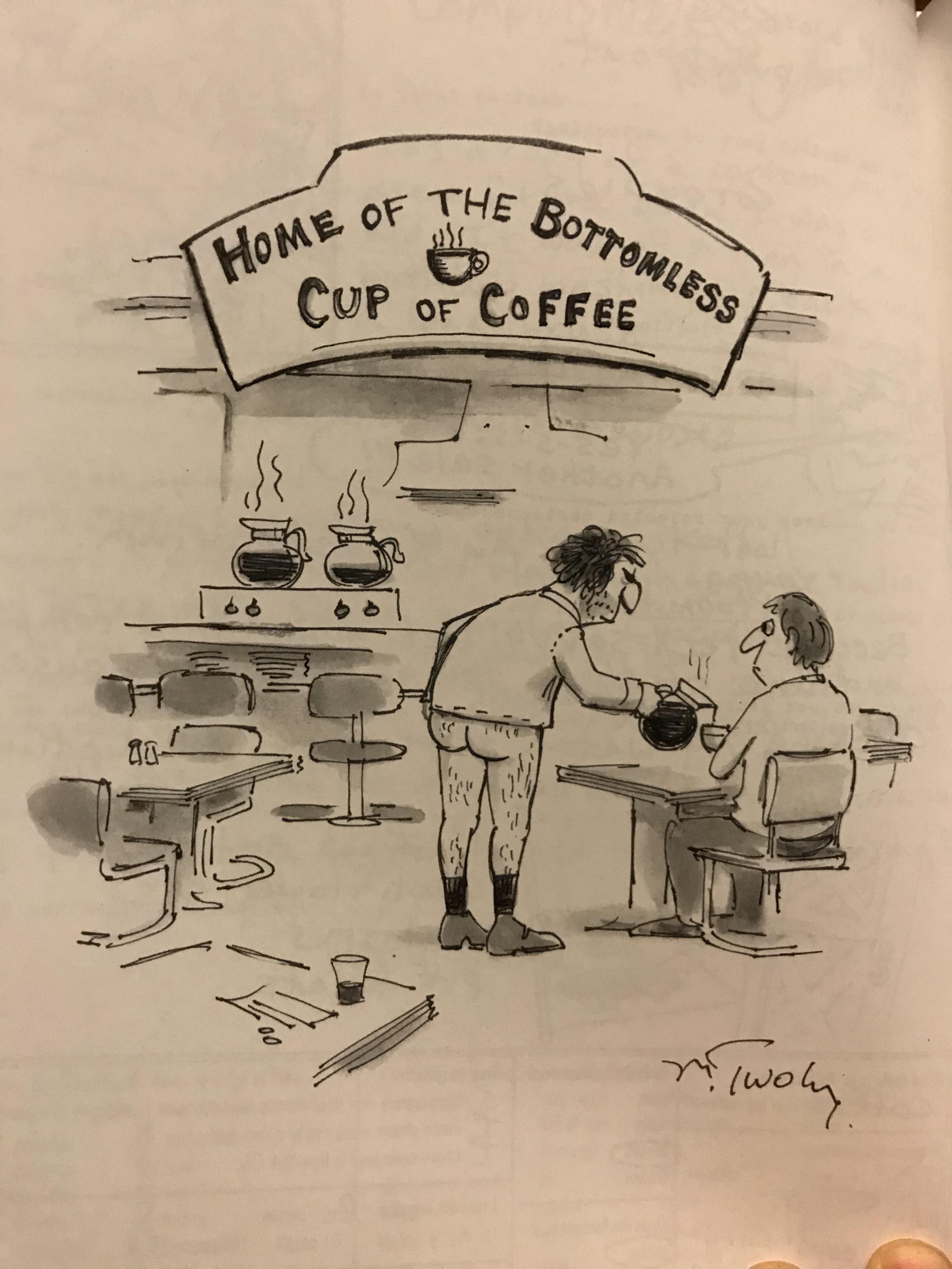 Bottomless cup of coffee