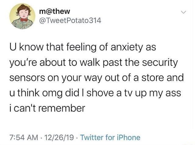 I don't think I know