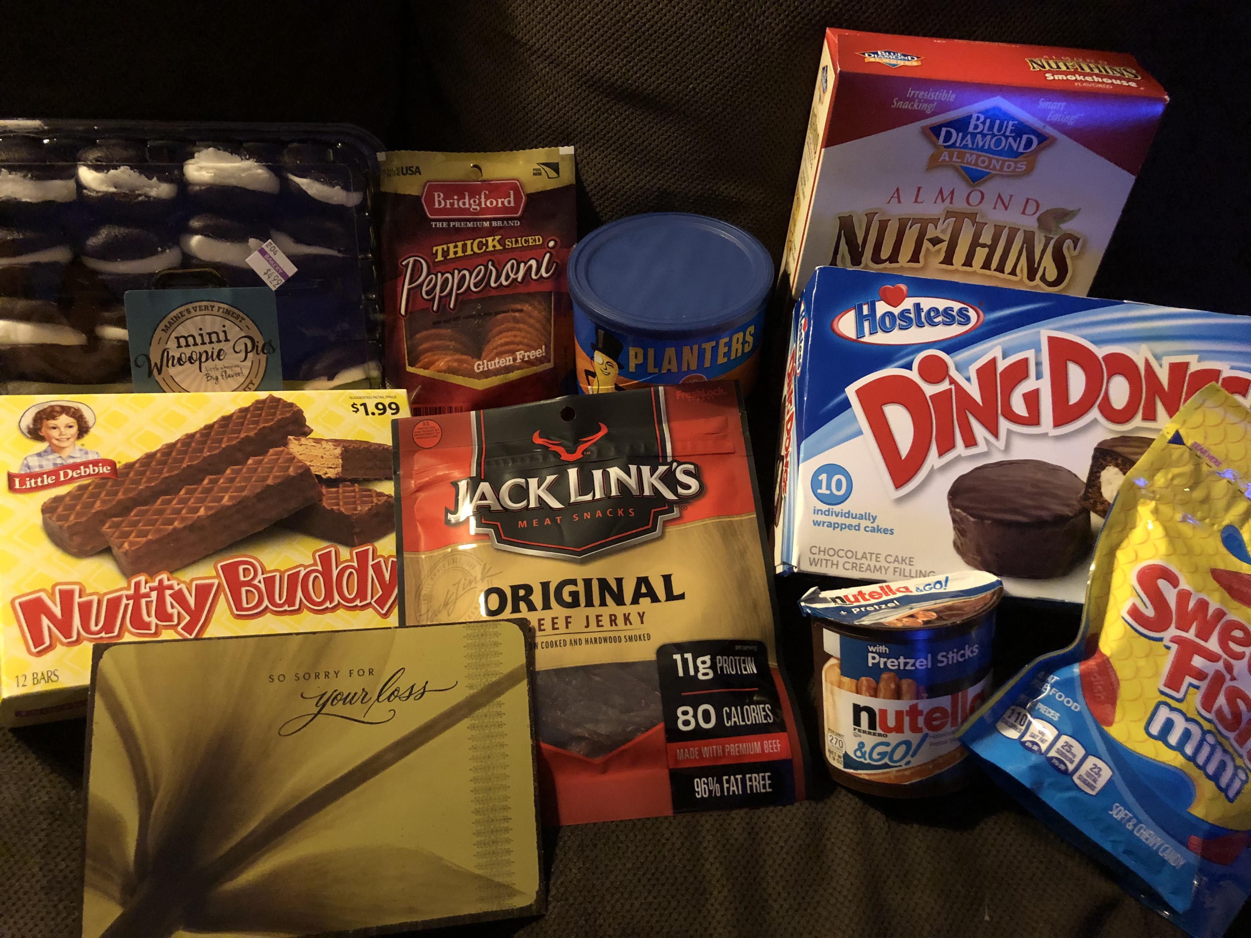 Got my husband some post-vasectomy snacks- amazing how much genital related food you can find!