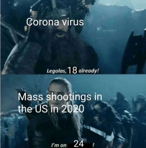 Team Corona or Team Mass Shootings?