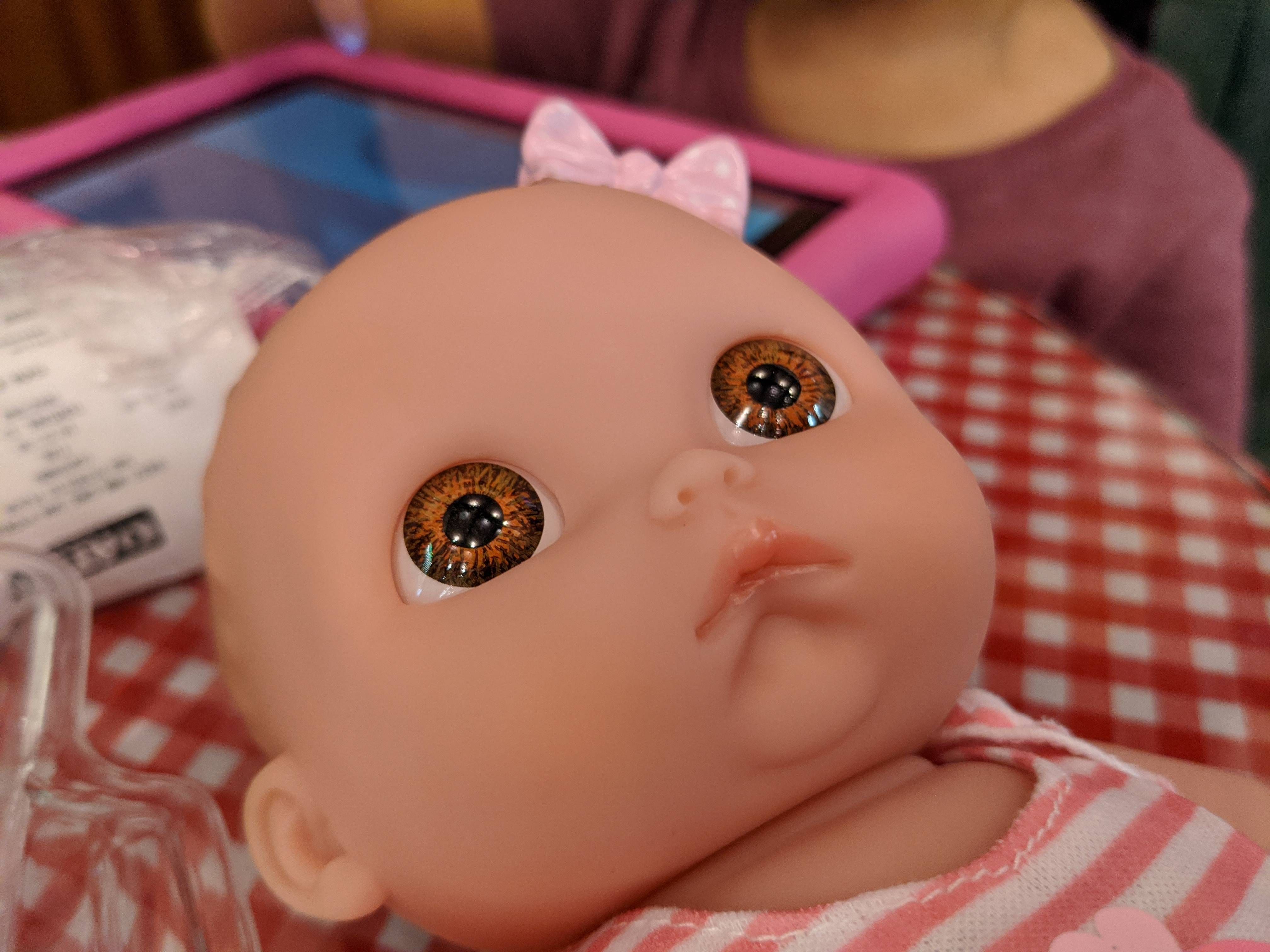 My daughter's doll has seen some shit.