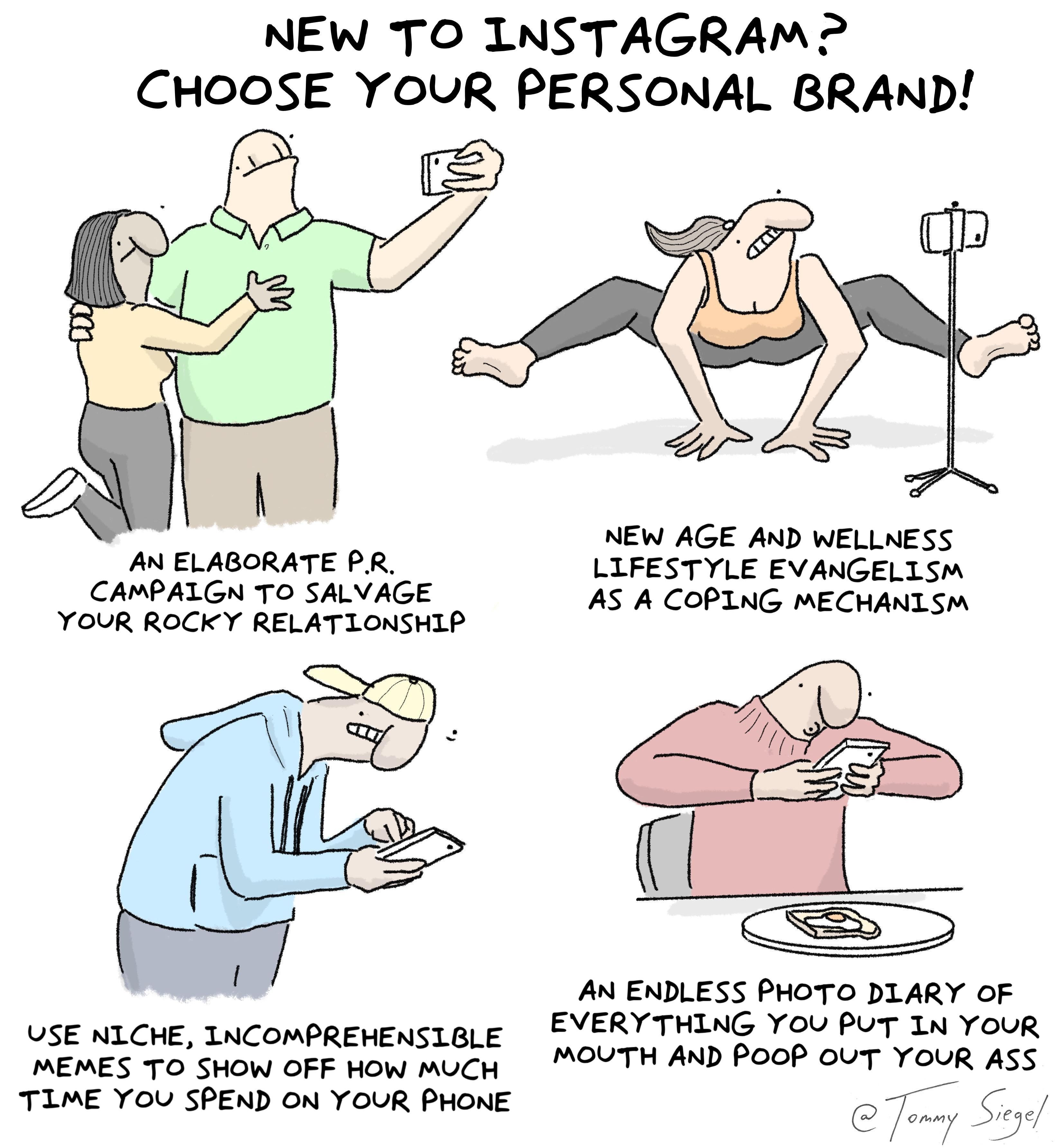 choose your personal brand on Instagram