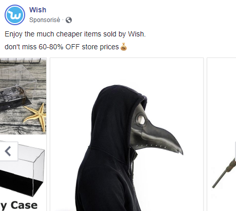 Wish knows what's up