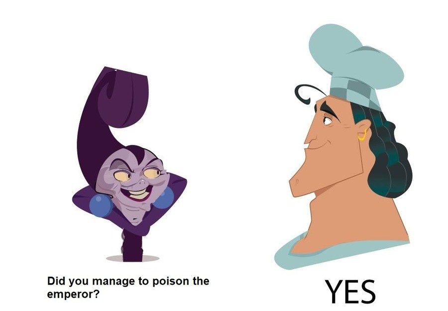 The poison, for Kuzco, Kuzco's poison