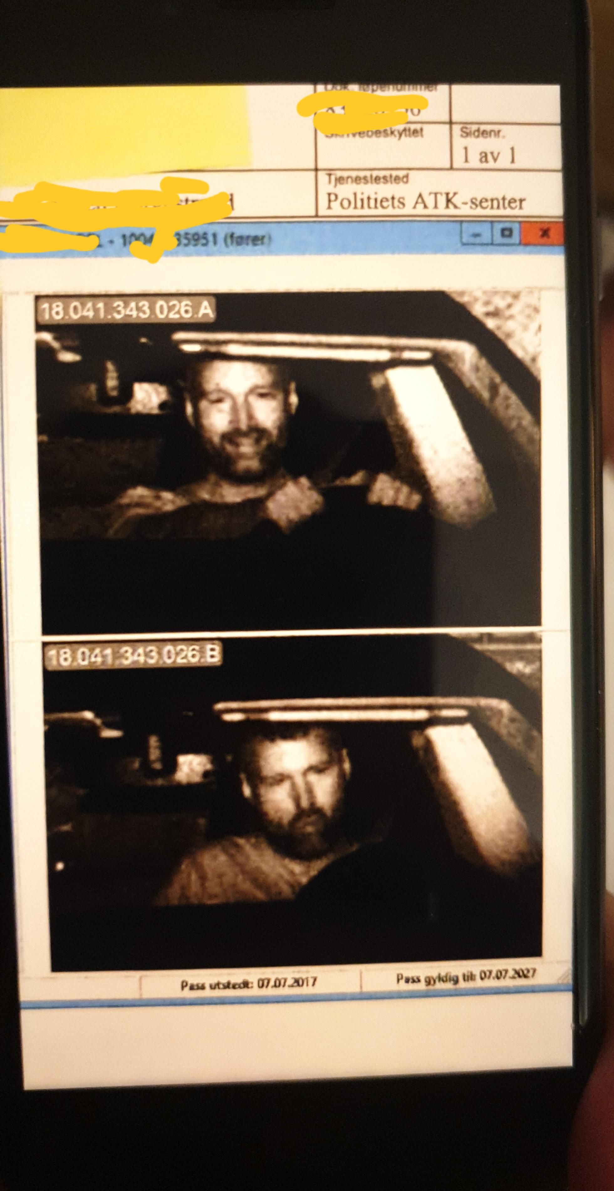 My dad before and after he noticed he got caught by a black box for speeding.