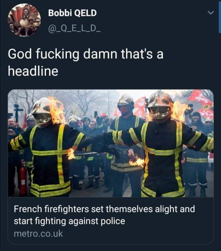 Actual firefighting