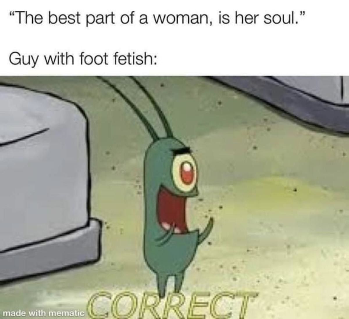 and her toes