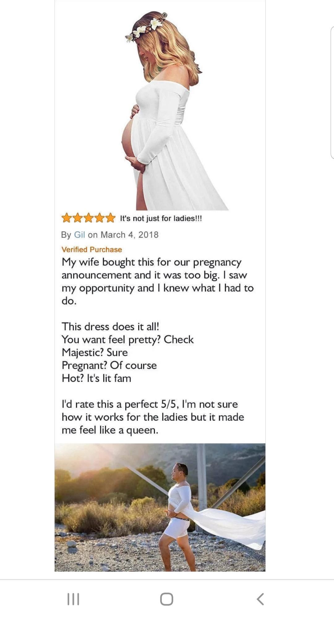 This man's Amazon review is glorious!