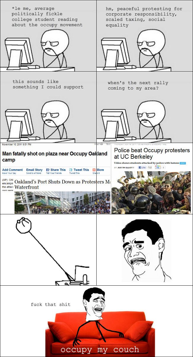 Apathy over action, once again.