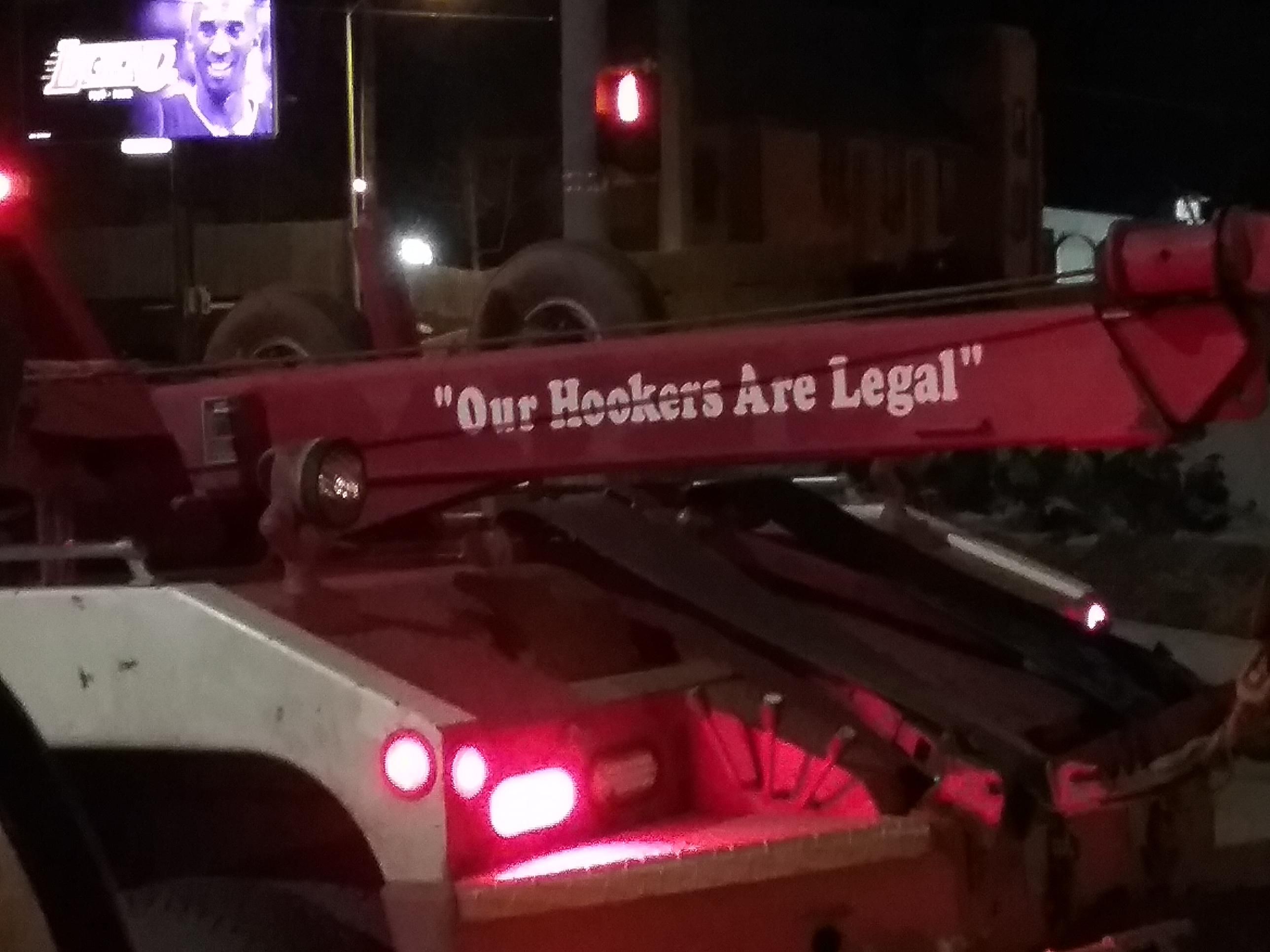 Saw a tow truck today