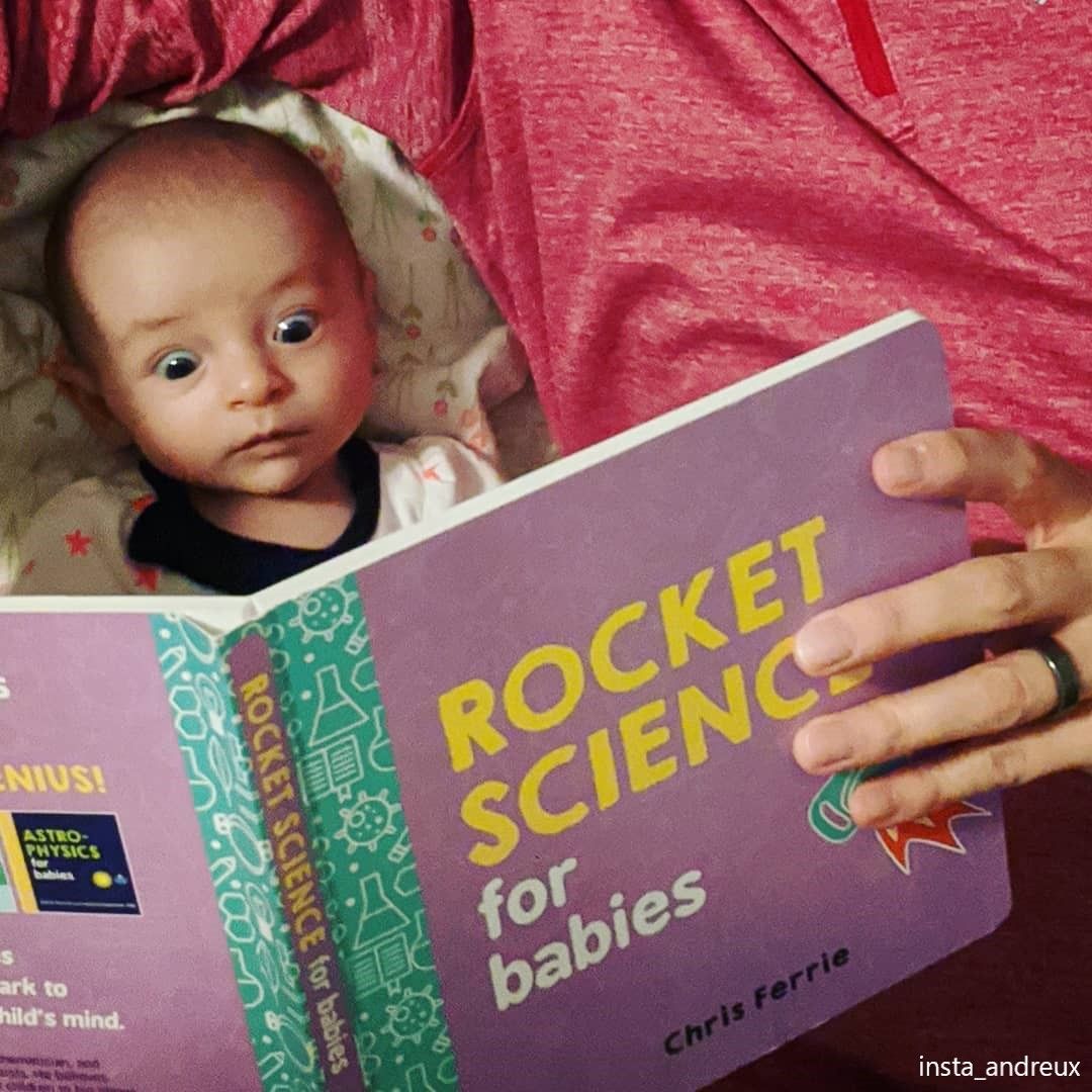 I heard you guys like babies having their mind's blown by science