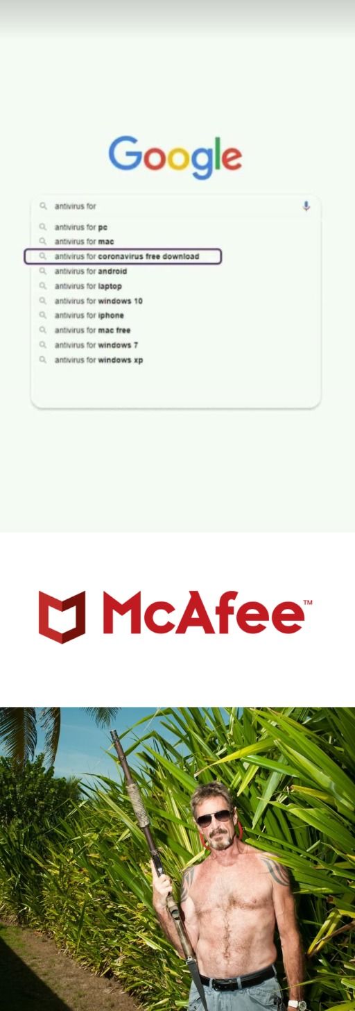 John McAfee providing realistic solutions to the problem