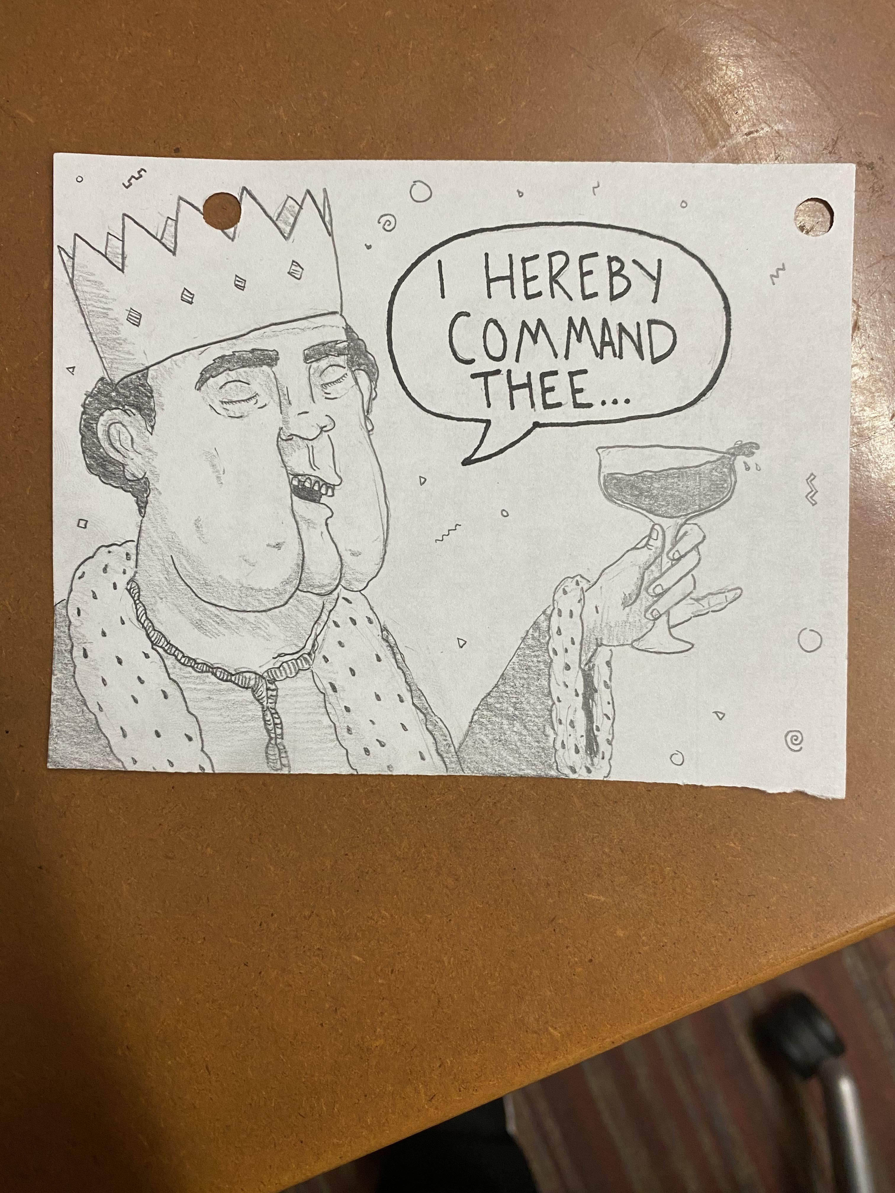 I work at a call center. Sometimes I like to draw what my callers might look like. Today I decided to draw what some of my callers think they look like.