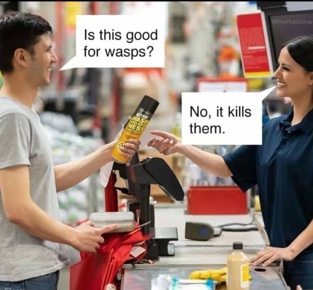 Wasps are afraid of it