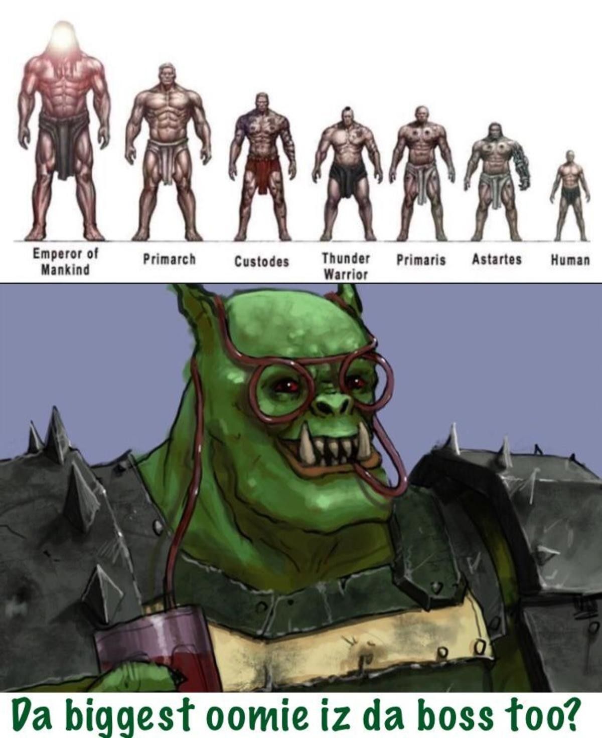 Then why do we waaagh?