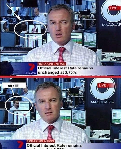 Busted at work