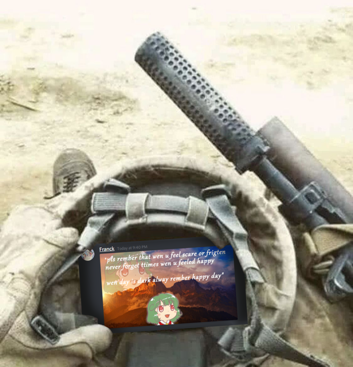 Always rember what you're fighting for