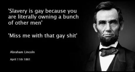 Racism = Gay