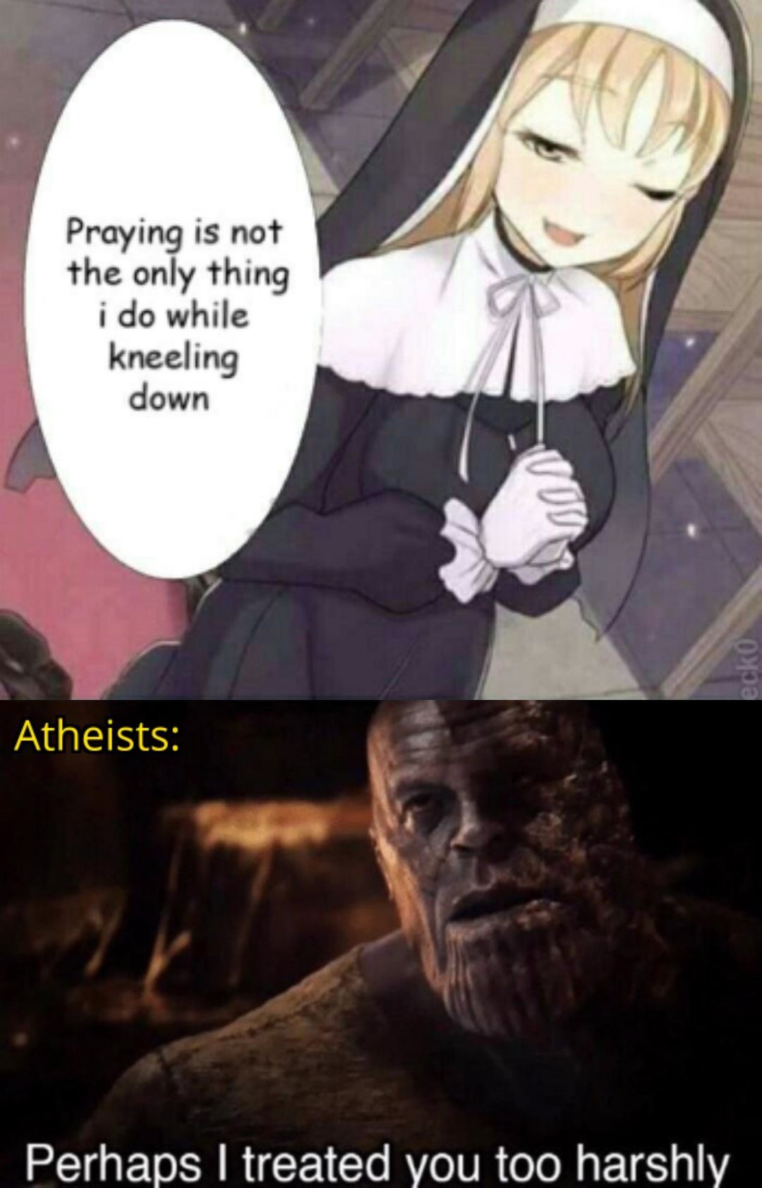 Maybe just have a little faith?
