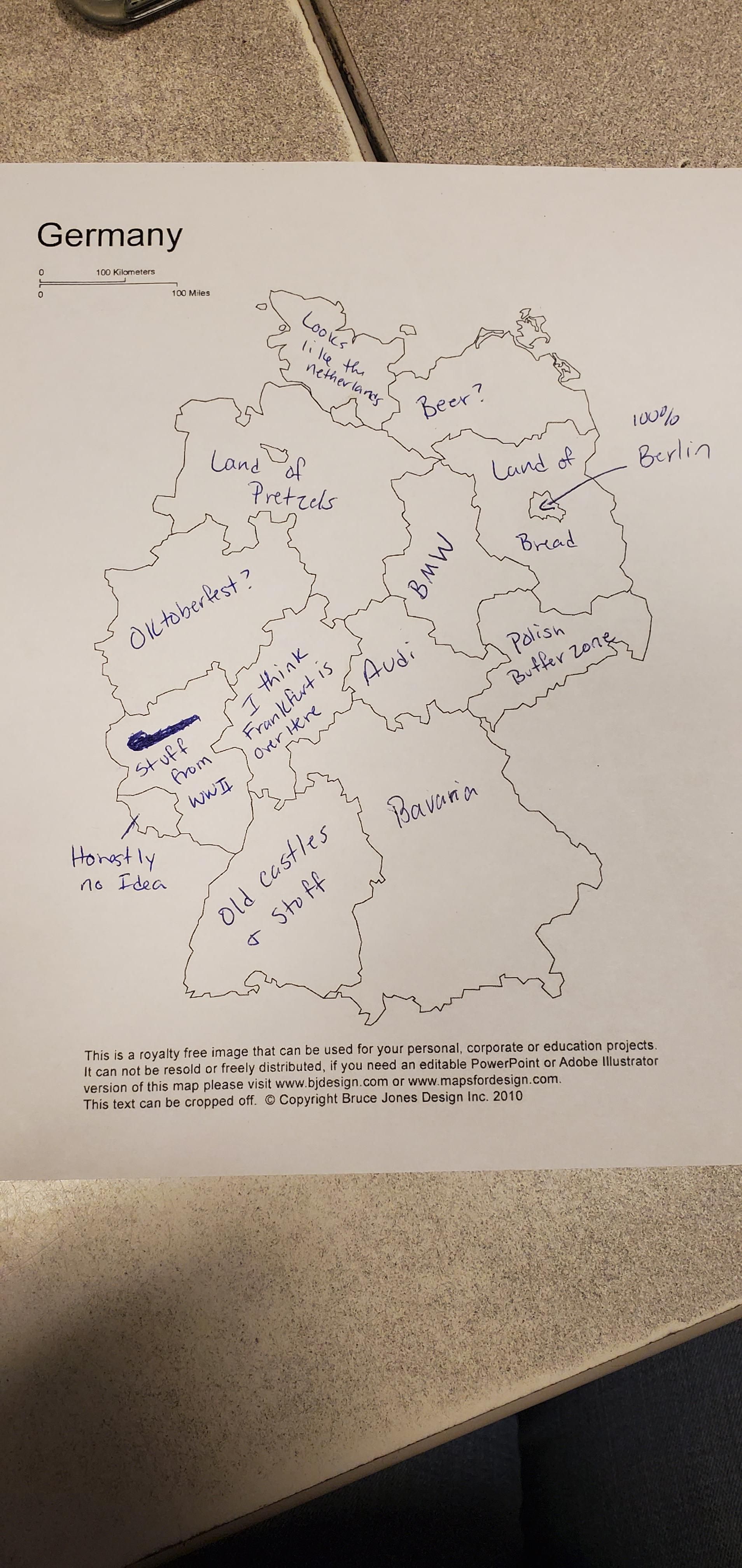 To the guy who tried to name all 50 states I tried to name germany.
