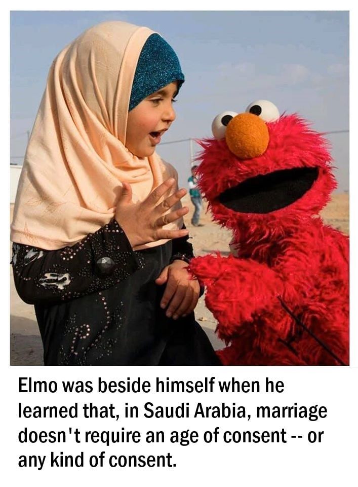 The prophet Muhammad waiting until she's 9 for sex. What a hero.