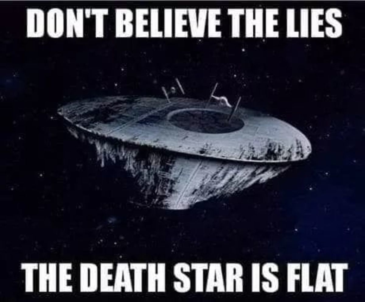 It only looks round because it's no moon