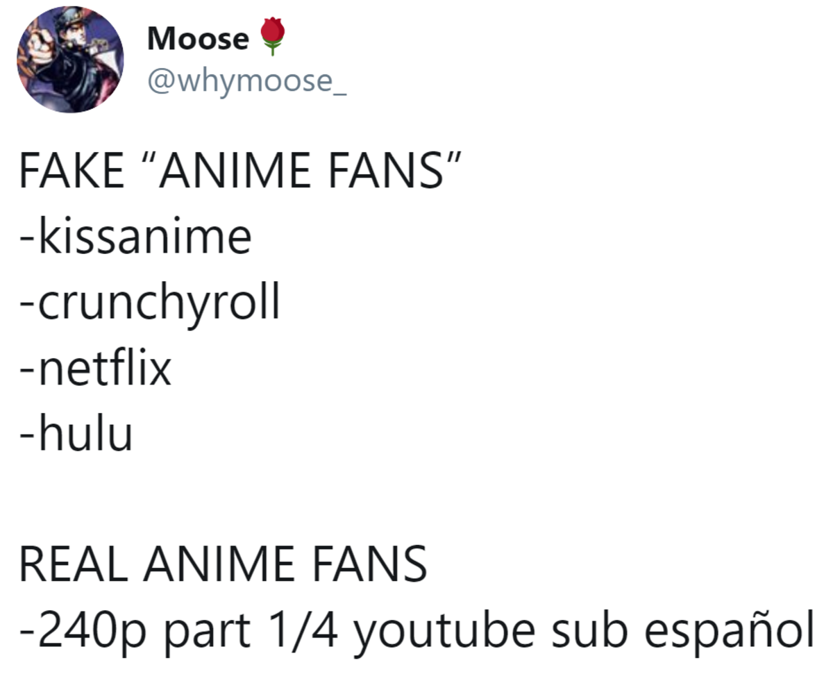 I watched Inuyasha that way